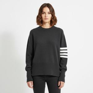 톰브라운23FW MKA001A 00011 022 사선 캐시미어 니트 다크그레이