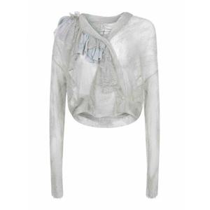 [ALBERTA FERRETTI] 라프리마 여성 셔츠 메이드 오브 레이스 21366200483 그린 /8