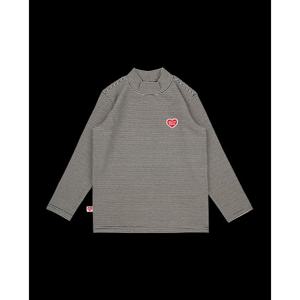 벨리타앤보이즈 BB하트스트라이프 하이넥긴팔티셔츠 BK5WTB31BK