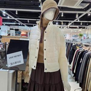 밀스튜디오 DP02 니트배색패딩점퍼 LRAPDS207