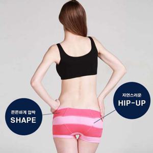 처진 엉덩이 압박 팬티 드로즈 여자 힙업 보정속옷