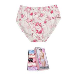 (오마샤리프) 플라워패턴 여성 삼각팬티 5매입