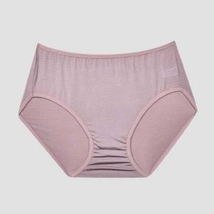 스트라이프 패턴 여성 인견 맥시 삼각 팬티 0031fd