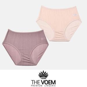 청량한 인견 스트라이프 봉제 맥시 삼각팬티 0071iy