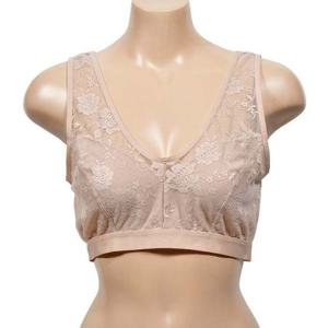 플라워 패턴 인견원단 풀컵 노와이어 B컵 스포츠브라