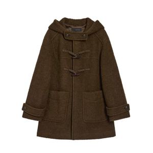 [올리브데올리브]부클 후드 토글장식 코트 OW5WHB61