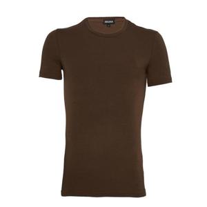 에르메네질도제냐 반팔 티셔츠 N3M201850 252 Brown