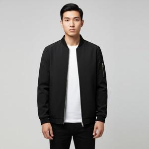 블루종 점퍼 집업 자켓 남성 의류 외투 바람막이 항공