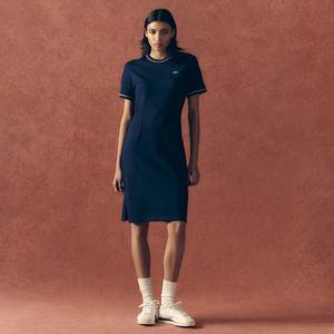 라코스테 공식 여성 에센셜 핏앤플레어 티셔츠 드레스 EF9988-55G GWI