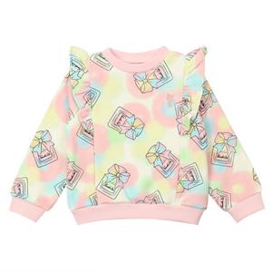 프렌치캣8 핑크 향수 나염 맨투맨 (Q35DCT210P1)