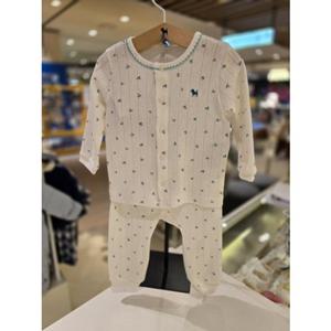 [블루독베이비] 26 SS(민트)리프플라워내의(4617004101)신생아 아가옷 유아  조카 선물 말띠 출산 (4617005