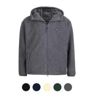 [파파브로] 맨즈 베이직 미들웨이트 플리스 후드 풀집업WS-JUW-WCJM586