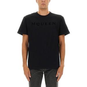 알렉산더맥퀸 로고 크루넥 반팔 티셔츠 847750 QTAD50548