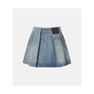 로에베 디컨스트럭티드 데님 미니스커트  P01118249