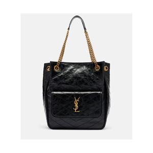 생로랑 Niki 스몰 레더 토트 백 P01133813