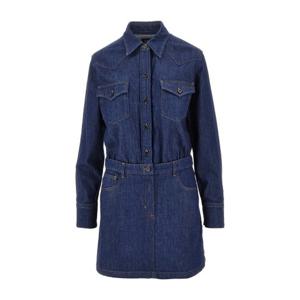 아페쎄 버튼 프론트 체스트 포켓 데님 셔츠 COHMJF35250 IAI