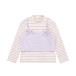 [프렌치캣(정상)]연보라 S/T 뷔스티에 티셔츠(Q56DDT150)