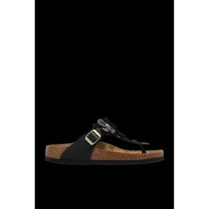 26SS BIRKENSTOCK Gizeh Flower Embellishment flip flops 10267190BLACK