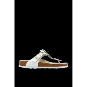 26SS BIRKENSTOCK Gizeh Flower Embellishment flip flops 10267350WHITE