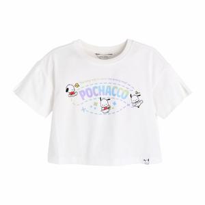 [컬리수]아동 포차코 크롭 화이트 티셔츠 C252TS202P