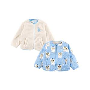 MLB 키즈 메가베어 리버서블 양면 플리스 점퍼 7AFDC0126-07BLL