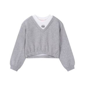 [NBA KIDS]NBA 여아 크롭 기모 맨투맨(K254TS600P13)-CJ