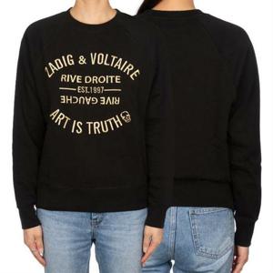 (명품) 쟈딕앤볼테르 로고 기모 맨투맨 SJTS7106