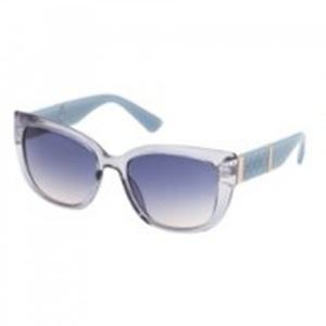 게스 팩토리 블루 그라디언트 캣 아이 여성용 선글라스 GO00051 84W 56