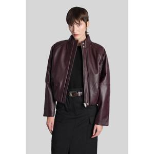 이로 가죽 자켓 428361 WM137DELTA Red