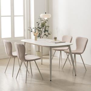 마리메종 벨로 1400 4인 타원형 포세린 세라믹 식탁세트 A_착불