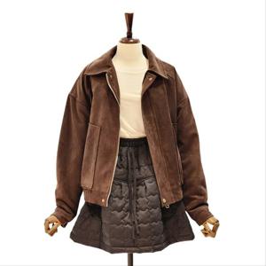 [나인스텝]스웨이드 카라 점퍼 N25NJ5427