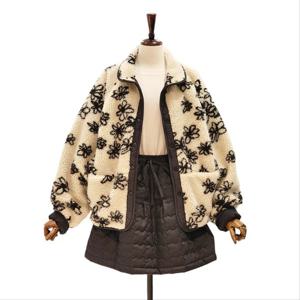 [나인스텝]플라워 뽀글이 점퍼 N25NJ5430