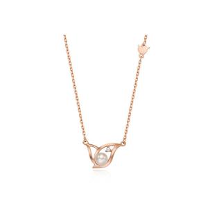 [티르리르]뮤즈 튤리 진주 실버핑크 목걸이 TNSSVP13145S