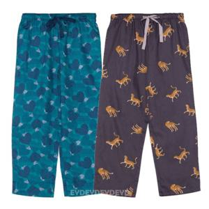 [보디가드]2종택1 40수면 패턴 여성 긴바지 잠옷 이지웨어 하의 BGWEXZ47