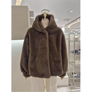 [AB.F.Z] 후드넥 밍크 퍼 자켓 (KSA1HF05A)