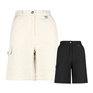 럭스골프 여성 다이아 퀼팅 아웃 포켓 5부 반바지 YD25W250W