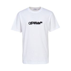 오프화이트 스프레이 애로우 반팔 티셔츠 44MAA027G5J00I 0110