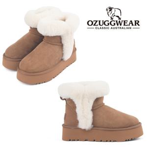 [오즈어그웨어] 어덜트 메이브 플랫폼 미니부츠 브라운 (OZWCE4TMPM11)