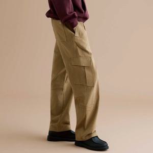 NBA  남녀공용 원턱 와이드 카고 팬츠N254PT021P베이지