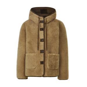 [포커스]테디 후드 하프 무스탕 자켓 PBVFF5W1JK1241