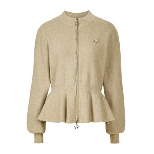 [포커스]브로치 셋 페플럼 프릴 집업 가디건 PBVFF5W1KC4861