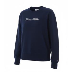 TOMMY HILFIGER 25FW LUREX SCRIPT REG SWTSHRT (WW47159 C1G) (루 스크립트 레귤러 스웻셔츠)