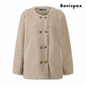 [보니스팍스] 플리스 노카라 무스탕 더블 자켓 (XPCJK001M0)