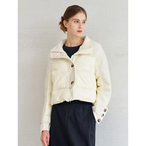 [탱커스]뽀글이 배색 포인트 패딩 점퍼 (TX4JP046L0)