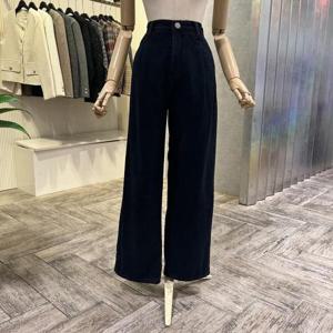 [ab.f.z]AOA1HE33A_백밴딩 기모 원턱 데님 팬츠