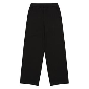 [소이]23W0254 주니어 겨울 블랙 와이드 벨로아 본딩바지 _US