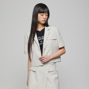 [듀엘]린넨 블렌드 크롭 자켓 (D252MSF233)