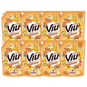 아로마뷰 섬유유연제 미모사향 2.1L x 8개(리필) (1BOX)