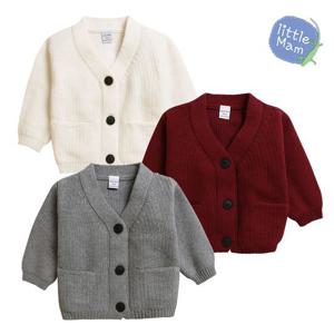 [리틀맘]유아 브이넥 니트가디건 봄SALE특가