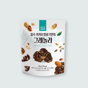 옳곡 카카오 땅콩크런치 그래놀라 150g
